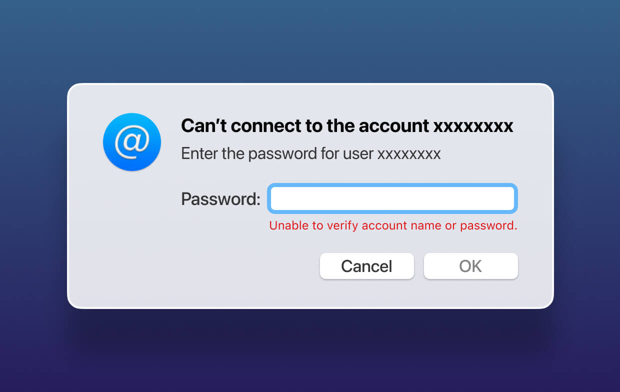 google password required for internet accounts mac